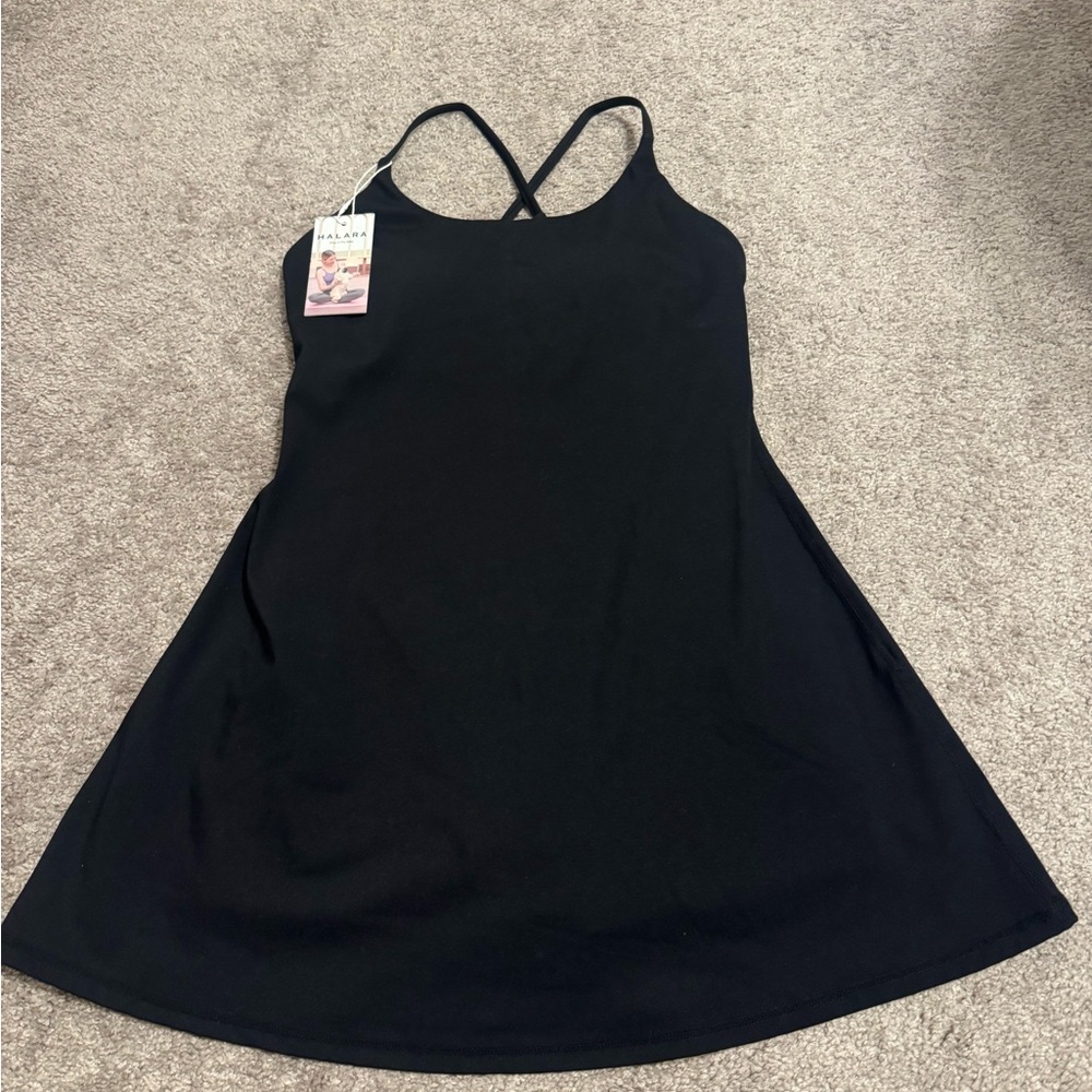 HALARA Black Mini Dress